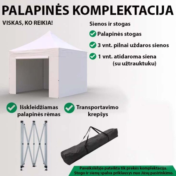 Palapinė 3x3